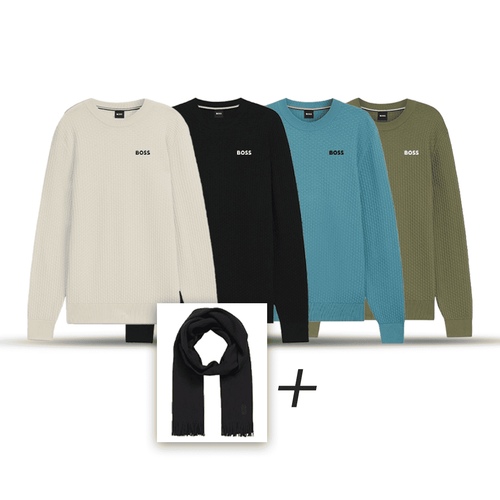 KIT HB WOOL SWEATER [PAY 2 GET 4] + SCARF