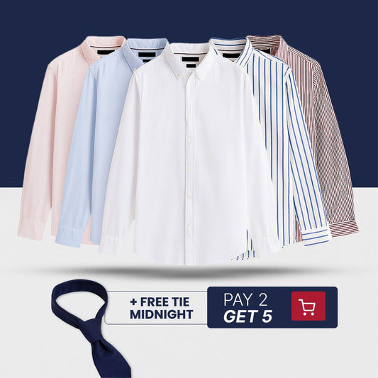 KIT TM SHIRTS [PAY 2 GET 5] + FREE TIE